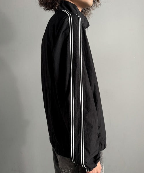 【Classical Origin】「大人ストリート。」サイドライン仕様ナイロントラックジャケット/Side Line Accents Nylon Track Jacket co1150063