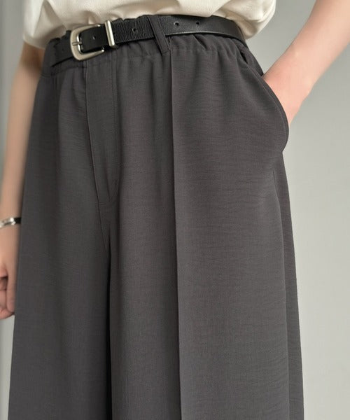 「キレイめ×抜け感」裾レース切り替えリラックスイージースラックス/Lace Panel Easy Slacks co1010020