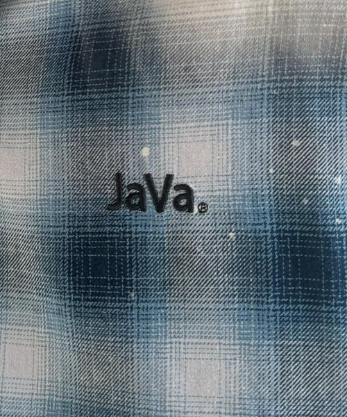 《JaVaジャバコラボ》個体差を愉しむ1点モノ。ヴィンテージ加工 オンブレーチェック柄シャツ (半袖) jo1320025