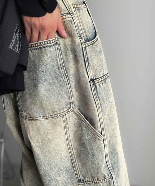 【Classical Origin】「遊び心満載。」ダブルニーワイドペインターデニム/Double Knee Wide Painter Denim co0900003