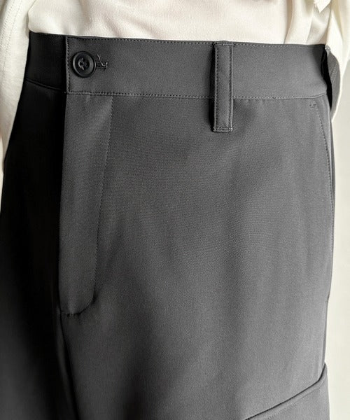 Big Pocket Parachute Wide Trousers/ビッグポケット付パラシュートワイドスラックス co1150004