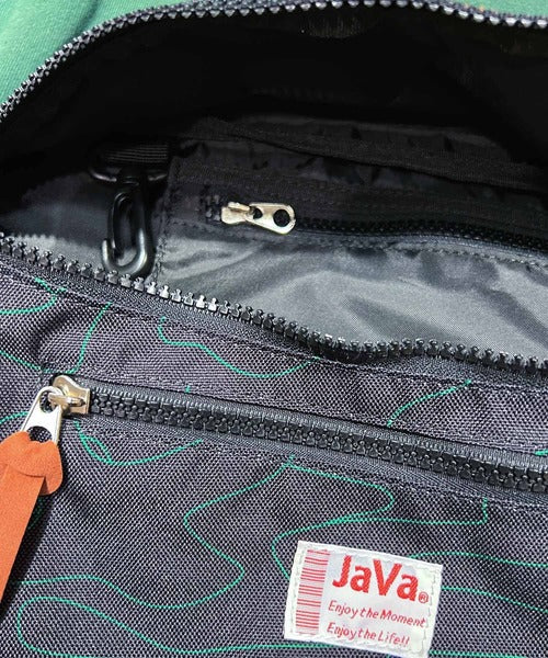 《JaVaジャバ コラボ》お出掛けの相棒。ユニセックスウエストボディバッグ jv1159002