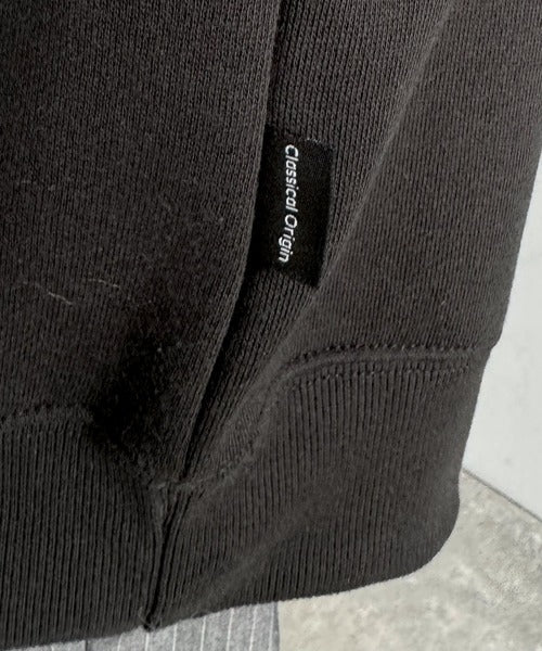 【Classical Origin】「冬の必需品。」裏起毛ロゴ使いスウェットトレーナー/Brushed Lining Logo Accents Sweatshirt co1150070