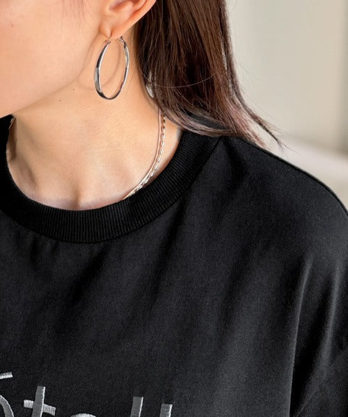 レースでカジュアルの中に女性らしさをプラス!レイヤード風レース袖ドッキングTシャツ(レース柄アソート) ce1010561