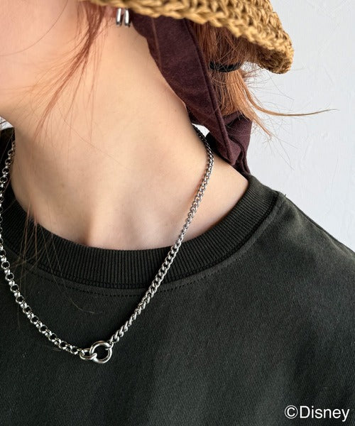 綿100%大人可愛い♪バック「ディズニー」刺繍半袖T ce1330039