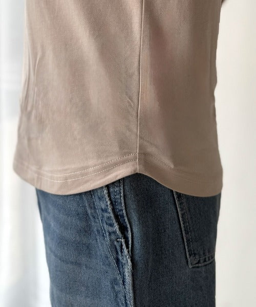 シンプルだからこそ、こだわりたい。シルケット加工ドット釦ヘンリーTシャツ(長袖) ce1020314