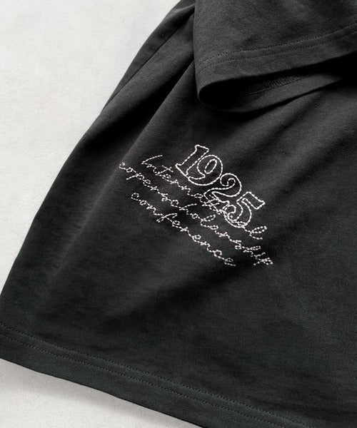 レトロ可愛いスタイルに。綿100%とび刺繍ポロシャツ(半袖) ce1330100