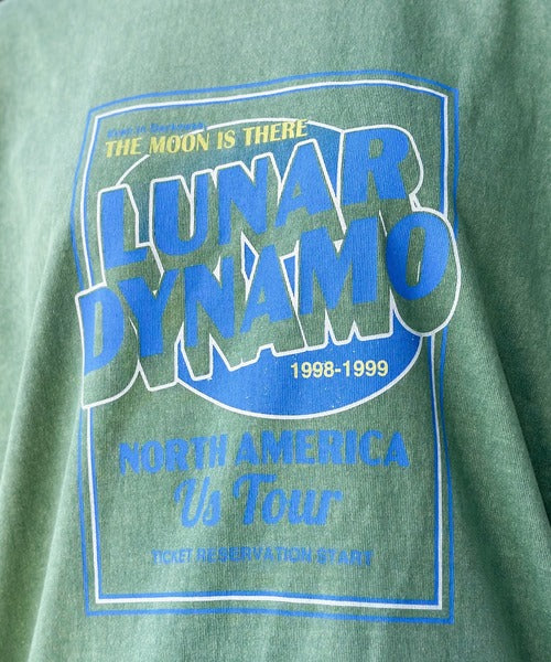 《JaVa ジャバコラボ》キャッチーな大人Tee。綿100%ピグメントロゴビッグTシャツ jv1029024