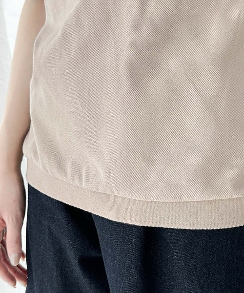 レトロ配色が可愛い。綿100%、編立リブワンポイント刺繍鹿の子Tシャツ ce1260165