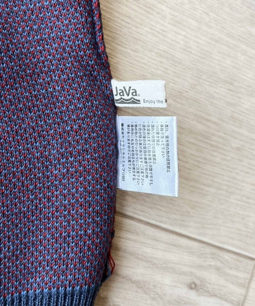 《JAVAジャバ 別注》4wayダブルジャガードクルーネックニット jv1050124