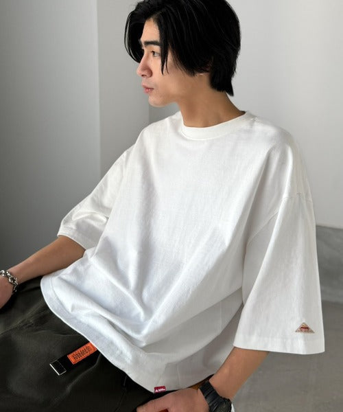 《JaVaジャバコラボ》ルーズなシルエットでこなれた抜け感を演出。綿100％ ヘビーウェイト素材 スーパーワイドTシャツ jo1320008
