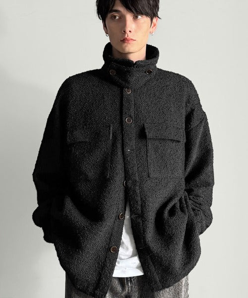 【Classical Origin】クラシカルなディテールと奥行きのある素材で魅せる。Boucle CPO Jacket／ブークレ―素材CPOジャケット co1010034
