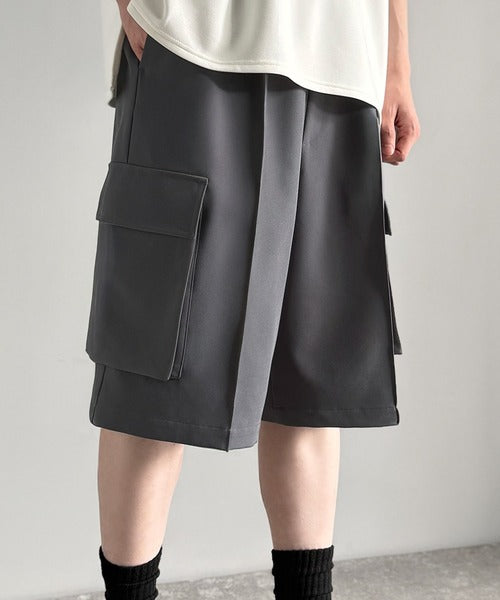 「整う、ラフ感。」カーゴポケット ルーズシルエット ハーフスラックス／Cargo Pocket Loose Silhouette Half Slacks co1150030