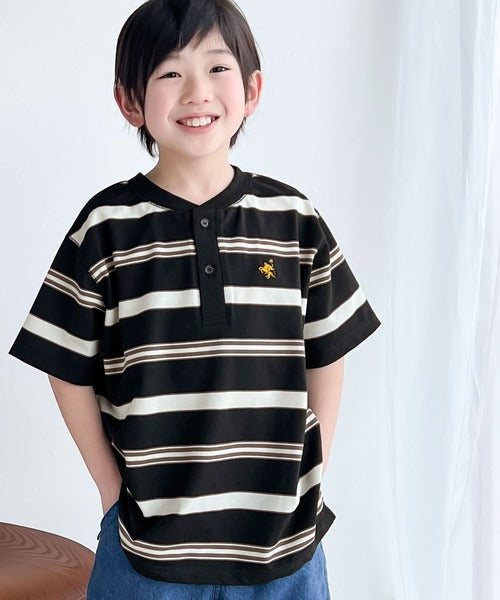 《JaVaジャバ コラボ》レトロなデザインが1枚でサマになる！吸水速乾・胸刺繍半袖ポロトップス jvk1050138
