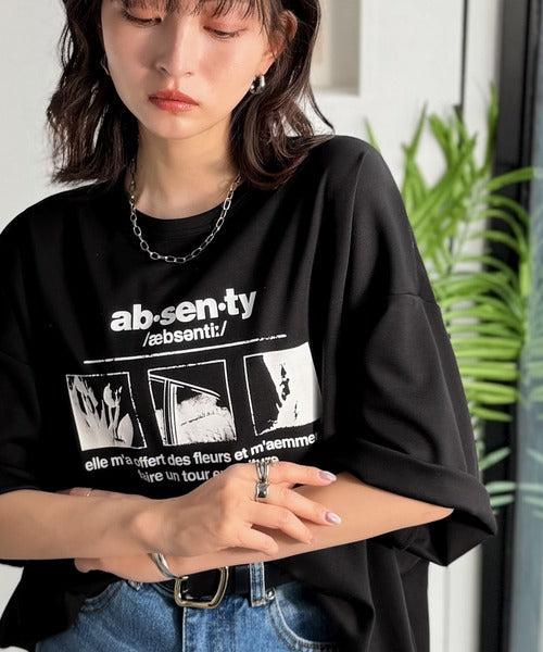 ただのTシャツで、終わらない。フォトグラフィックオーバーサイズダンボールTシャツ(半袖) ce1330075