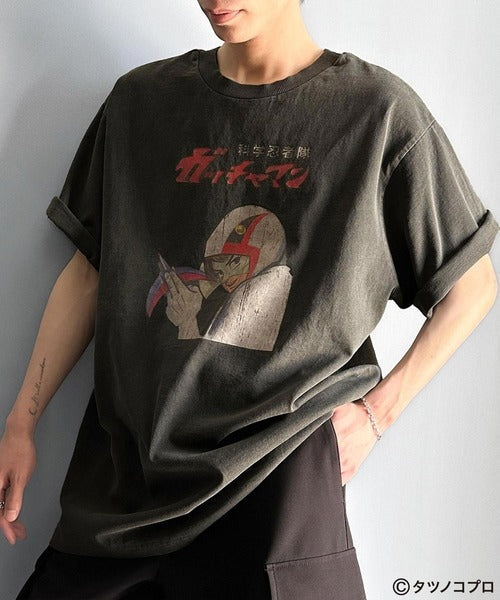 【タツノコプロ】時代を超えたレトロモード。前後2wayガッチャマンクラシカルエルフオリジナルTシャツ cm1330008