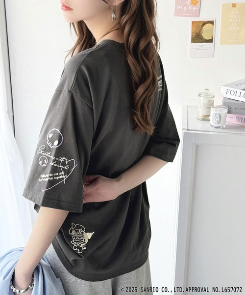 【Sanrio characters/サンリオキャラクターズ】大人可愛い！かくれんぼシリーズランダム刺繍ビッグTシャツ（半袖） ce1350003