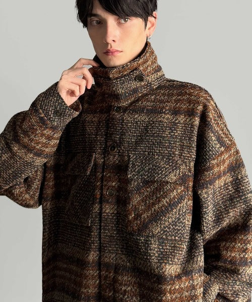 【Classical Origin】クラシカルなディテールと奥行きのある素材で魅せる。Boucle CPO Jacket／ブークレ―素材CPOジャケット co1010034