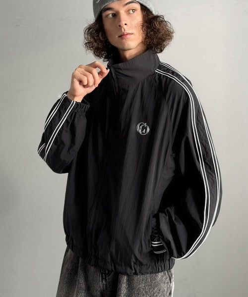 【Classical Origin】「大人ストリート。」サイドライン仕様ナイロントラックジャケット／Side Line Accents Nylon Track Jacket co1150063