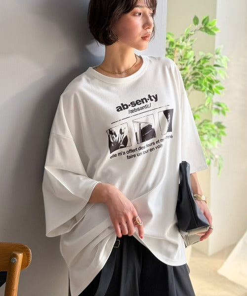 ただのTシャツで、終わらない。フォトグラフィックオーバーサイズダンボールTシャツ(半袖) ce1330075