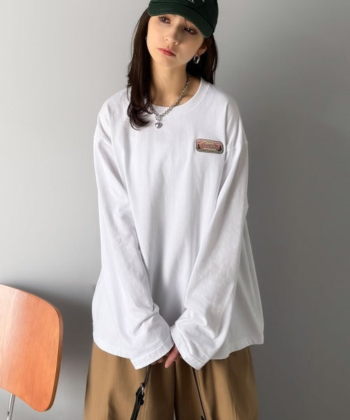 《JaVaジャバコラボ》程よいストリート感で幅広いスタイルにマッチ。 綿100%アドベンチャーマウンテンTシャツ（長袖） jo1150068