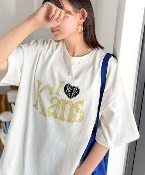 《JaVaジャバコラボ》大人カジュアルにちょうどいい。綿100％ ヴィンテージ風ハートTシャツ jv1050369