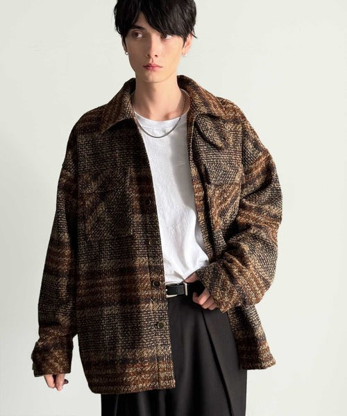 【Classical Origin】クラシカルなディテールと奥行きのある素材で魅せる。Boucle CPO Jacket／ブークレ―素材CPOジャケット co1010034