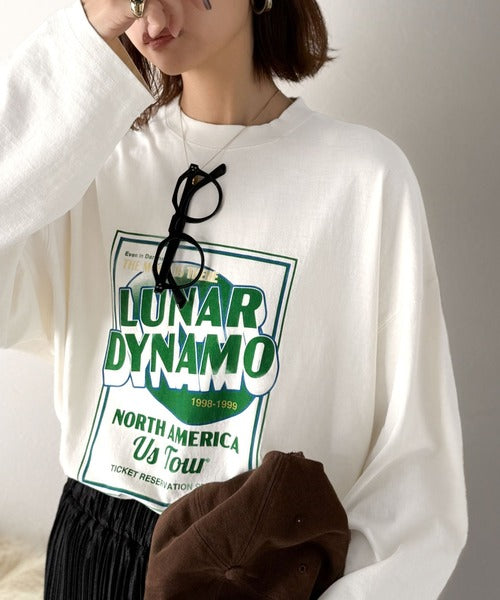 《JaVa ジャバコラボ》キャッチーな大人Tee。綿100%ピグメントロゴビッグTシャツ jv1029024