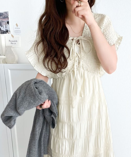 【mily bilet】高級感漂う微光沢素材。マジョリカプリーツギャザー使いフレアワンピース(ロング) mi1019068