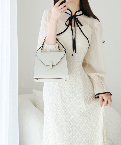 【mily bilet】トレンドをかわいく楽しんで♪パイピング配色シアーボレロセットアップ花柄レースキャミワンピース mi1139083