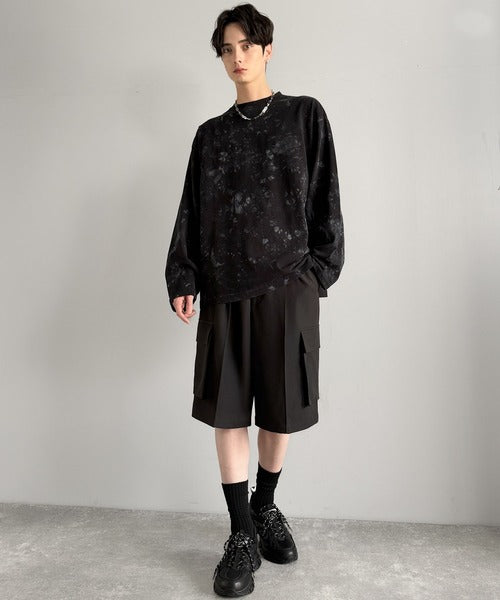 「整う、ラフ感。」カーゴポケット ルーズシルエット ハーフスラックス／Cargo Pocket Loose Silhouette Half Slacks co1150030