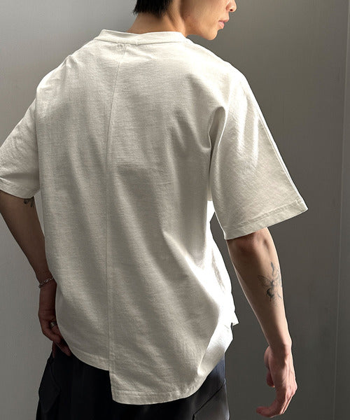 《JaVaジャバコラボ》【メンズ】綿100％!切替BODYロゴTシャツ（半袖） jm1330014