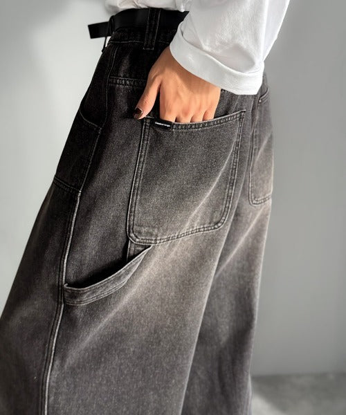 【Classical Origin】「遊び心満載。」ダブルニーワイドペインターデニム／Double Knee Wide Painter Denim co0900003