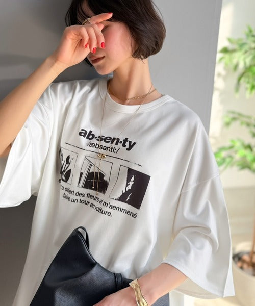 ただのTシャツで、終わらない。フォトグラフィックオーバーサイズダンボールTシャツ(半袖) ce1330075