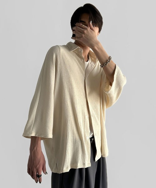 Wrinklefinish Dolman Sleeve Shirt／リンクル加工ドレープドルマンシャツ co1150009