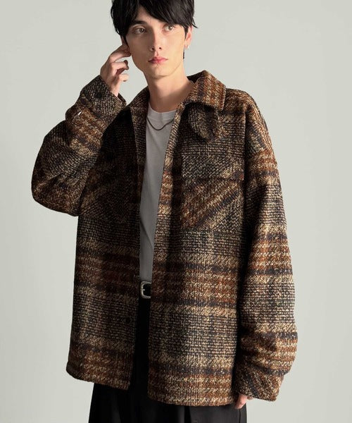 【Classical Origin】クラシカルなディテールと奥行きのある素材で魅せる。Boucle CPO Jacket／ブークレ―素材CPOジャケット co1010034