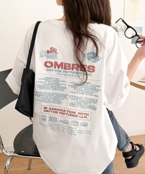 《JaVaジャバコラボ》お洒落見え抜群。大人カジュアルなゆったり半袖T。バック刺繍ビッグTEE（半袖） jv1260550