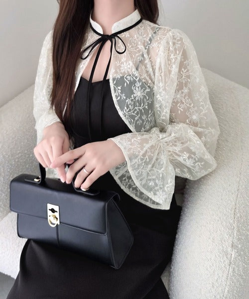 【mily bilet】オケージョンにも対応◎セットアイテムで華やかなレイヤードが完成♪ラメ刺繍ボレロ付きフレアシルエットワンピース mi1139127