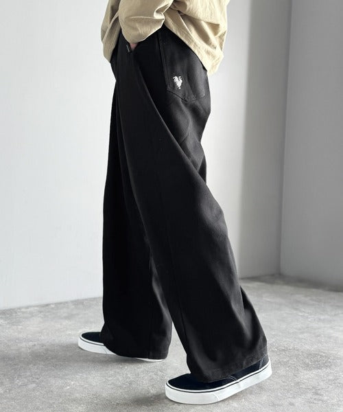 【Classical Origin】「オールシーズン大活躍。」 綿100％インツータック仕様ワイドバルーンパンツ／Inverted Two-Tuck Wide Balloon Pants co0780006