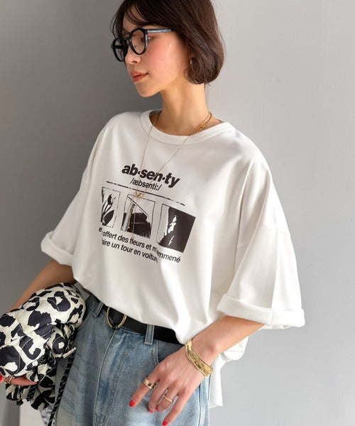 ただのTシャツで、終わらない。フォトグラフィックオーバーサイズダンボールTシャツ(半袖) ce1330075