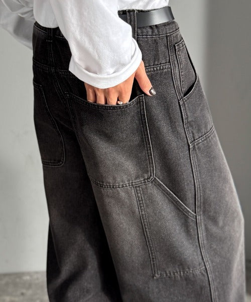 【Classical Origin】「遊び心満載。」ダブルニーワイドペインターデニム／Double Knee Wide Painter Denim co0900003