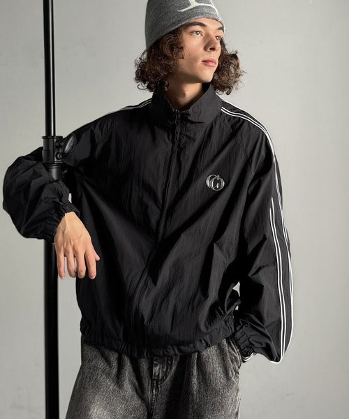 【Classical Origin】「大人ストリート。」サイドライン仕様ナイロントラックジャケット／Side Line Accents Nylon Track Jacket co1150063