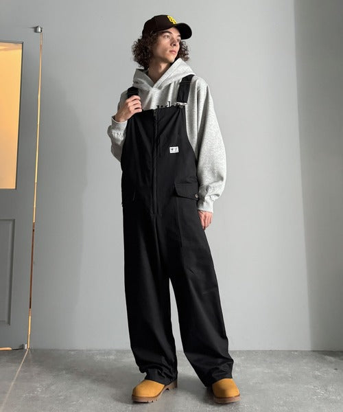 【Classical Origin】Front-Zip Loose Overalls／フロントジップ仕様ルーズオーバーオール co0780008