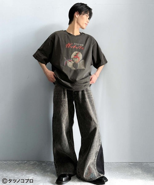 【タツノコプロ】時代を超えたレトロモード。前後2wayガッチャマンクラシカルエルフオリジナルTシャツ cm1330008