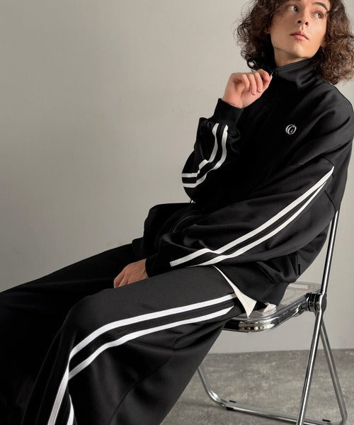 【Classical Origin】「ありそうでない。」サイドラインドルマンハイネックトラックジャケット／Side Lines Dolman High-Neck Track Jacket co1150048
