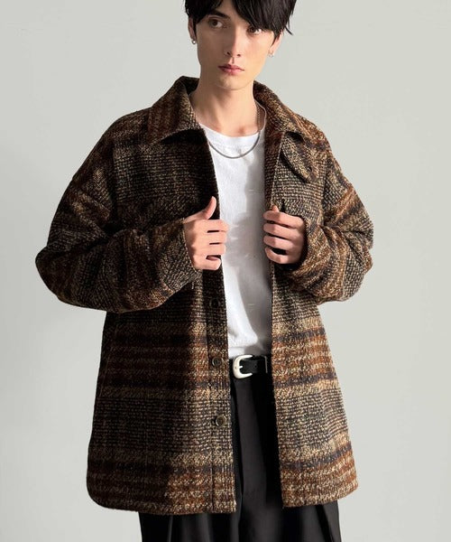 【Classical Origin】クラシカルなディテールと奥行きのある素材で魅せる。Boucle CPO Jacket／ブークレ―素材CPOジャケット co1010034