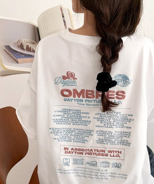 《JaVaジャバコラボ》お洒落見え抜群。大人カジュアルなゆったり半袖T。バック刺繍ビッグTEE（半袖） jv1260550