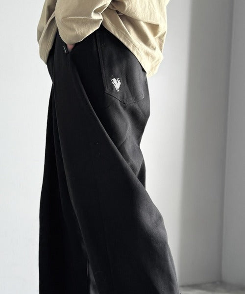 【Classical Origin】「オールシーズン大活躍。」 綿100％インツータック仕様ワイドバルーンパンツ／Inverted Two-Tuck Wide Balloon Pants co0780006