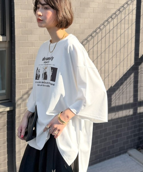 ただのTシャツで、終わらない。フォトグラフィックオーバーサイズダンボールTシャツ(半袖) ce1330075