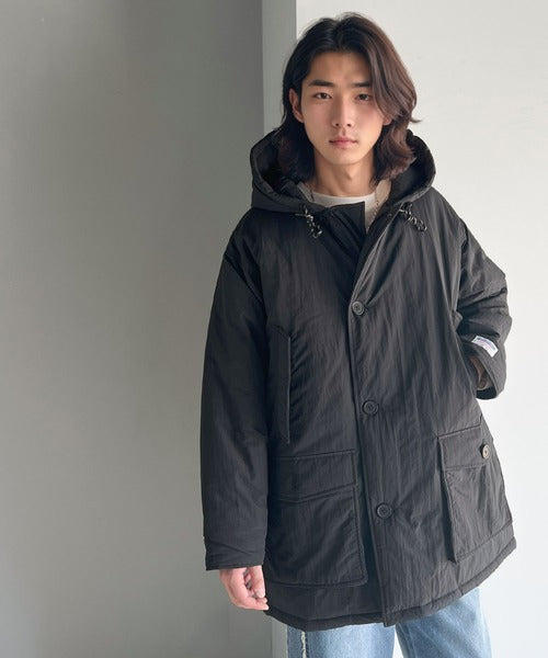 《Javaジャバコラボ》洗練された大人カジュアル。bigポケットフード付き中綿ブルゾン jm1260211